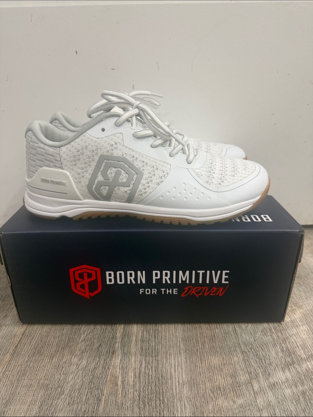 Born Primitive Women’s Savage 1 Crossfit Training Shoes White Gum 8.5